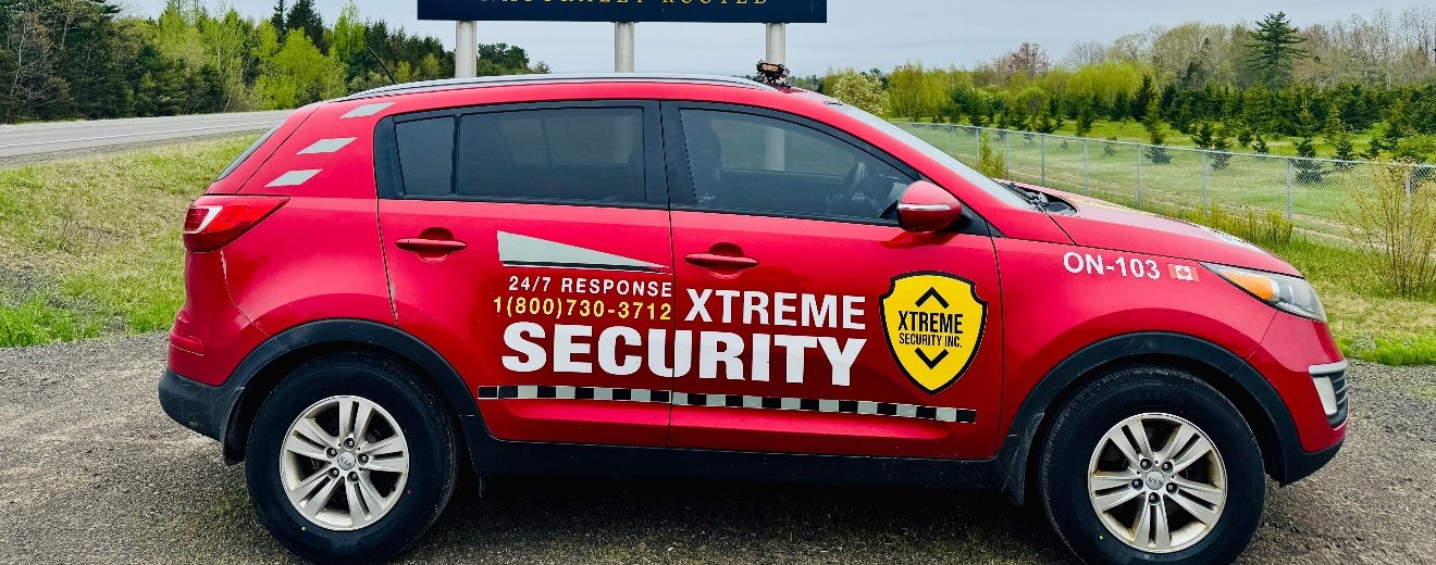 Xtreme Security patrol vehicle in Ontario