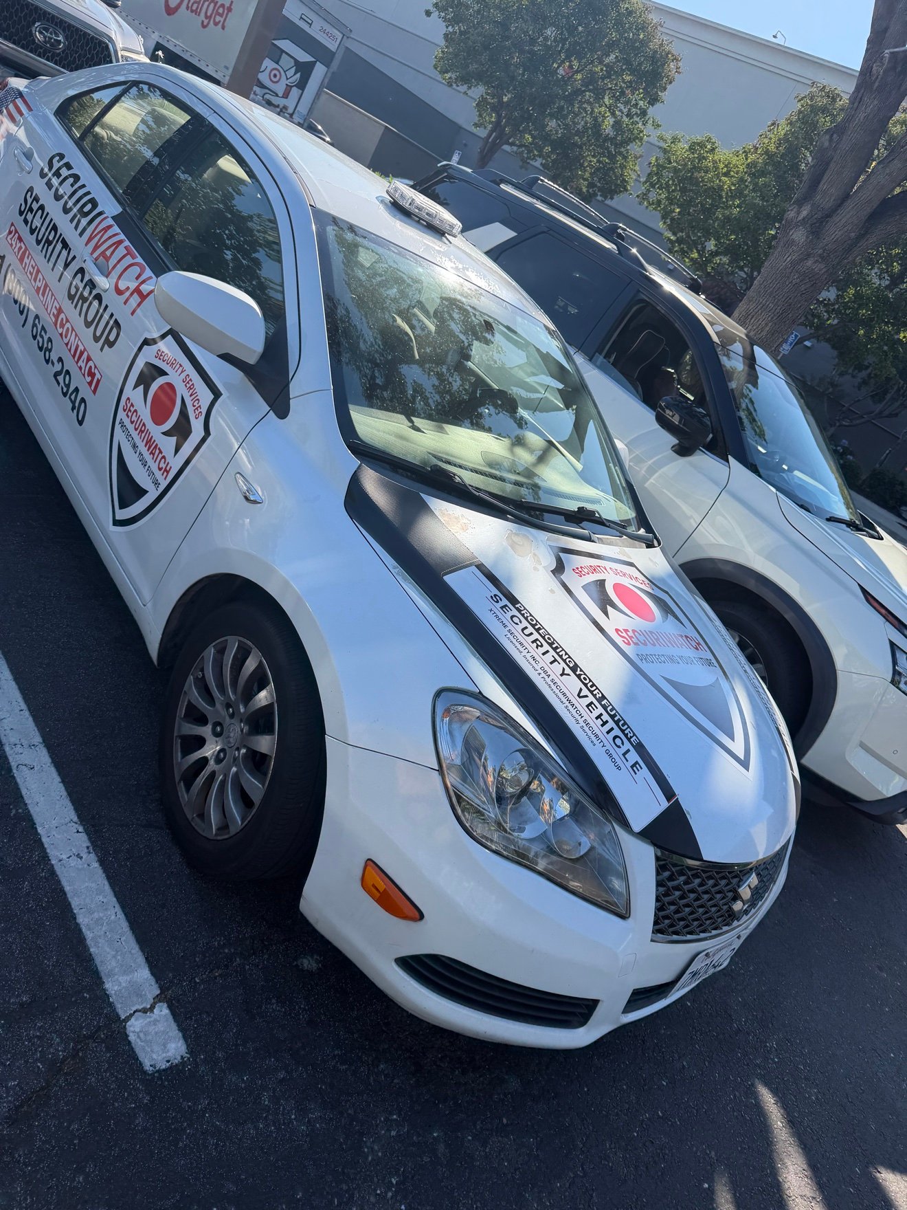Securiwatch patrol car in California