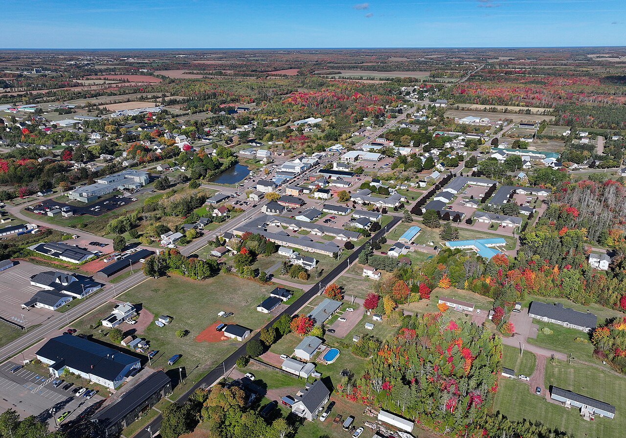 Alberton harbour and Main Street