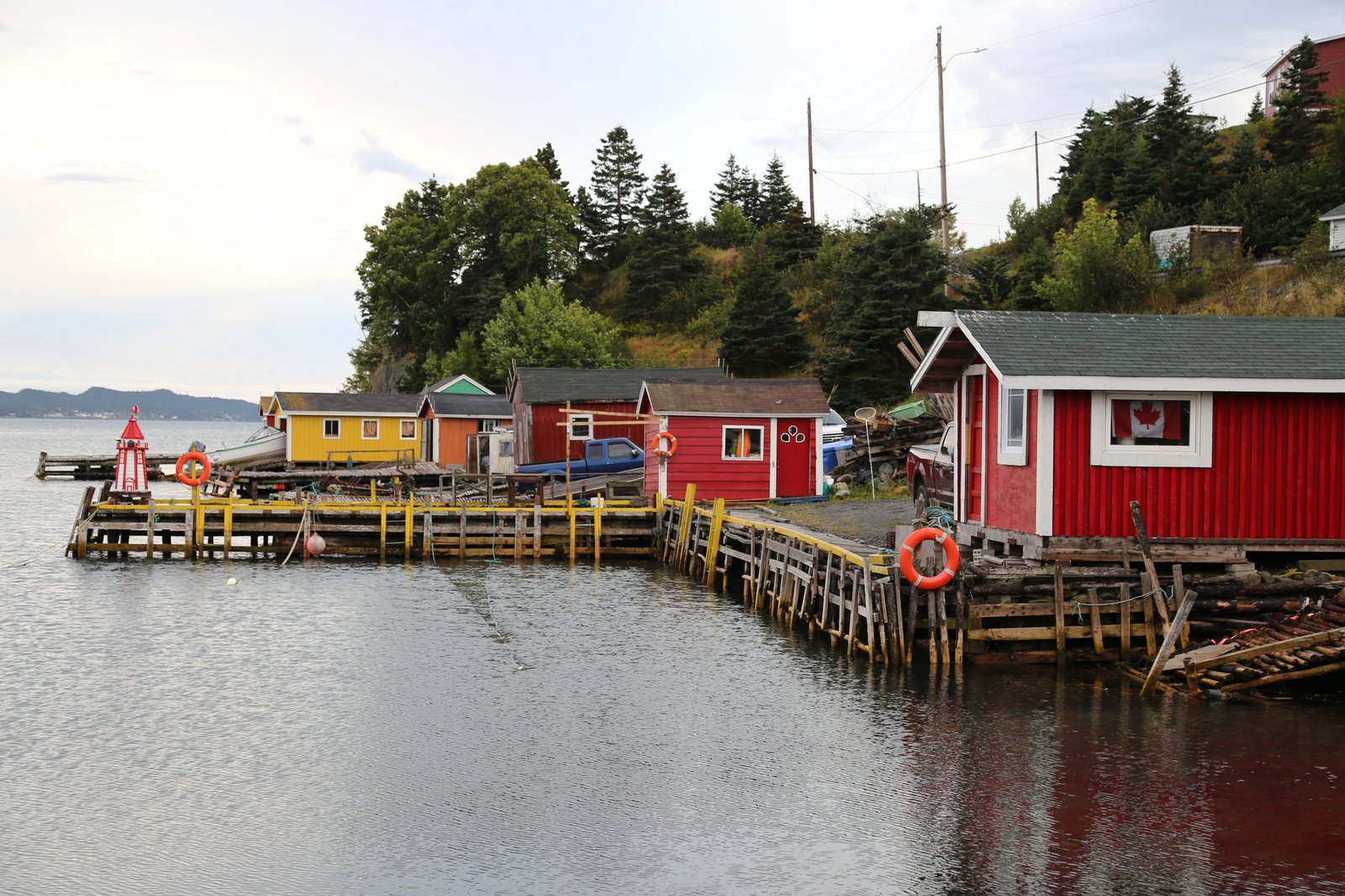 Blacks Harbour New Brunswick wharf and fishing boats