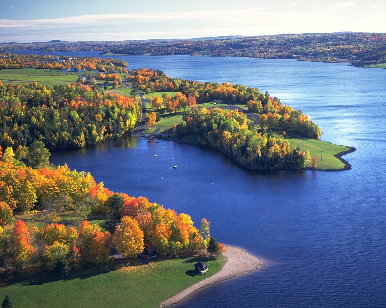 Chipman New Brunswick Salmon River and Grand Lake