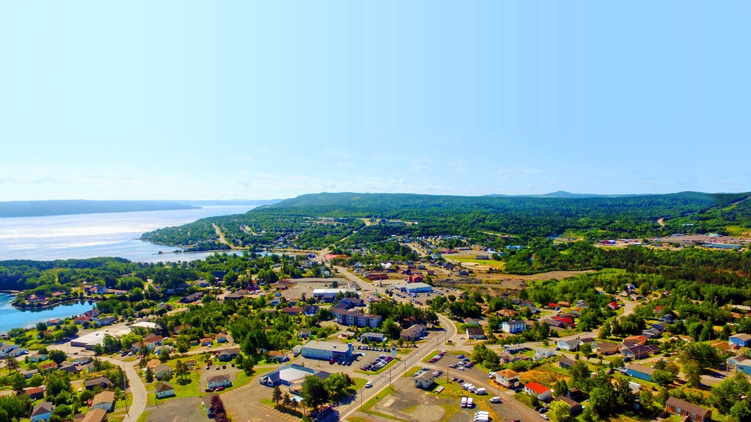 Clarenville harbour and Random Sound
