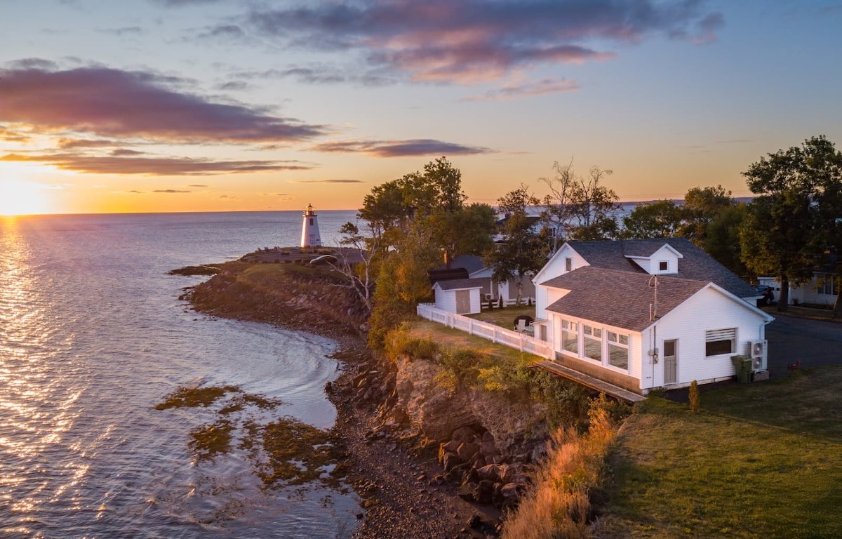 Dalhousie New Brunswick waterfront and port