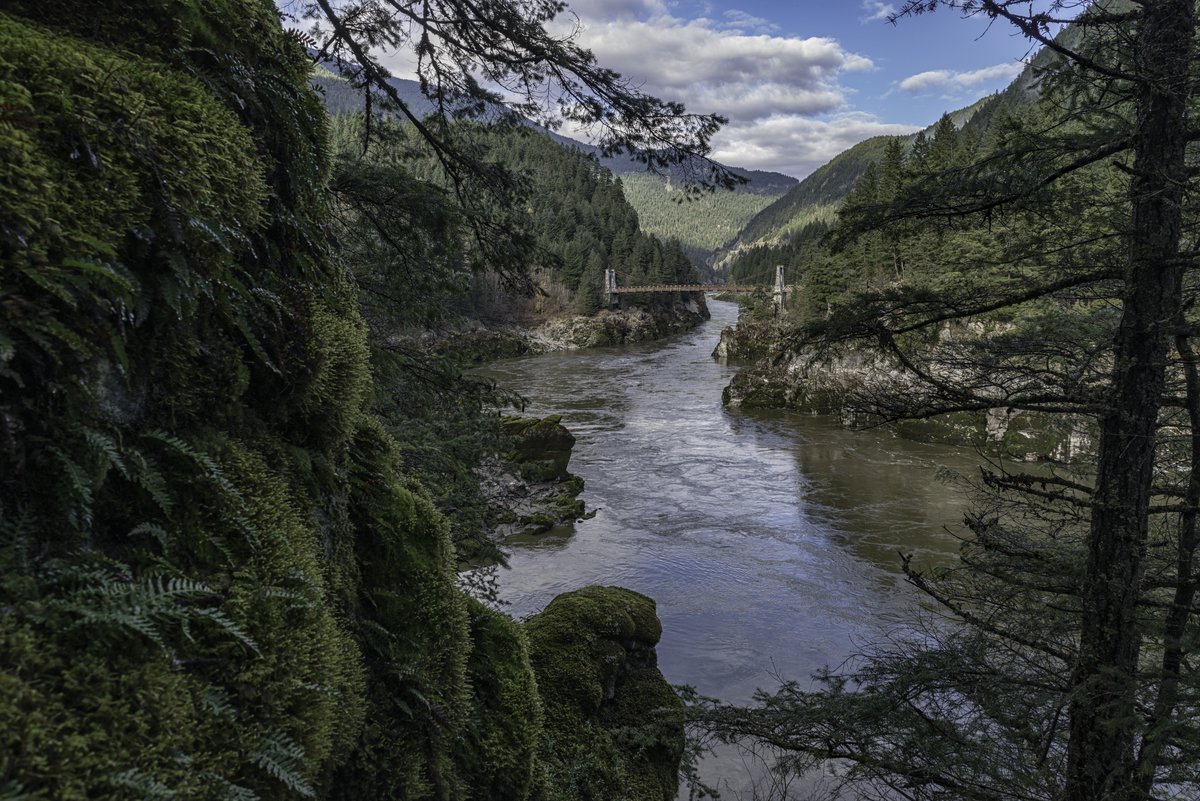 Othello Tunnels near Hope BC in the Coquihalla Canyon