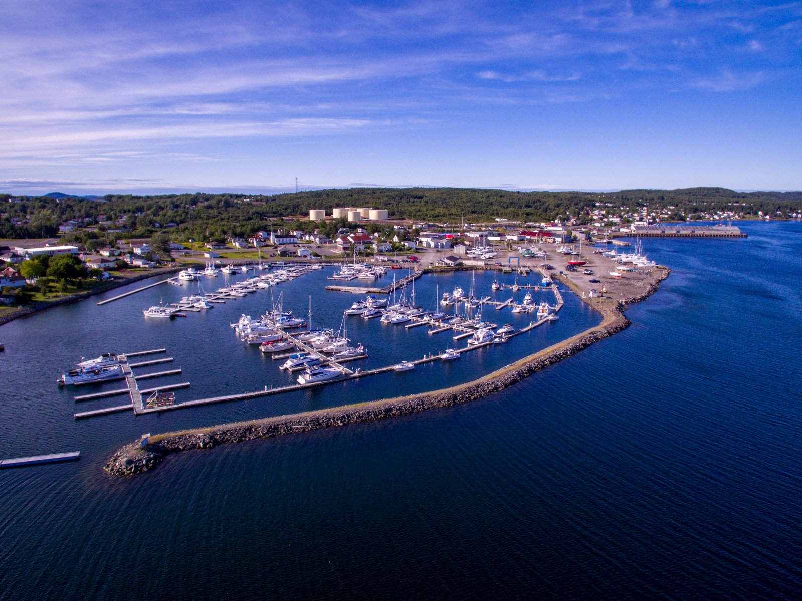Lewisporte marina and harbour