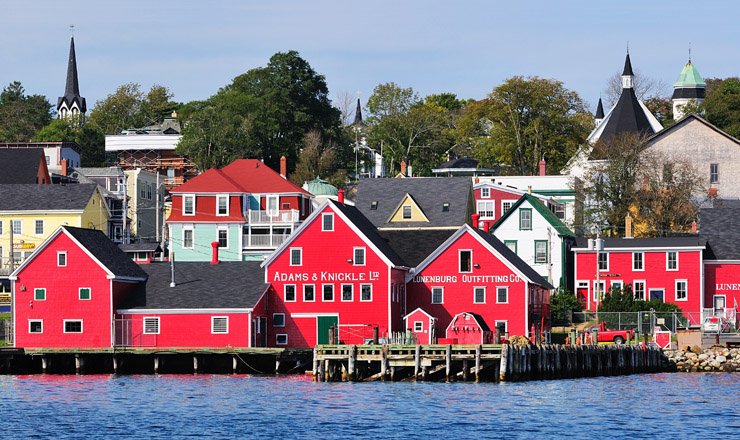 Lunenburg Nova Scotia Old Town waterfront UNESCO site