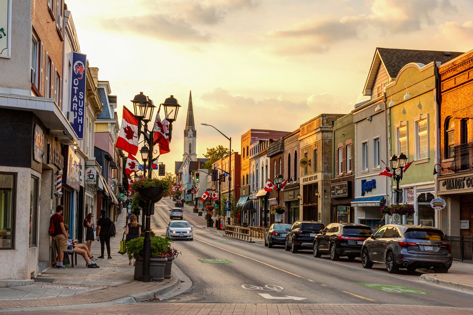 Newmarket Ontario historic Main Street
