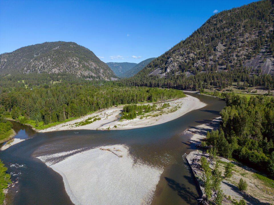 Similkameen River valley near Princeton
