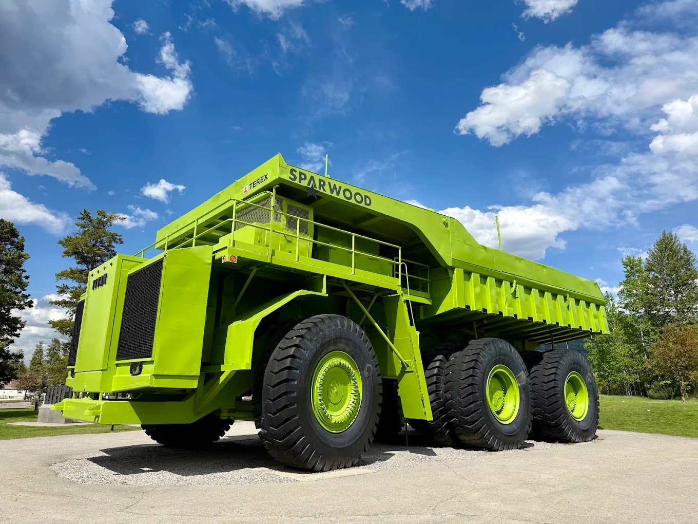 Terex Titan truck monument in Sparwood
