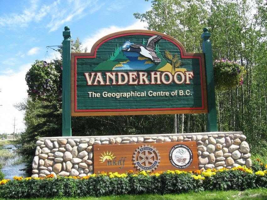 Nechako River valley farmland near Vanderhoof