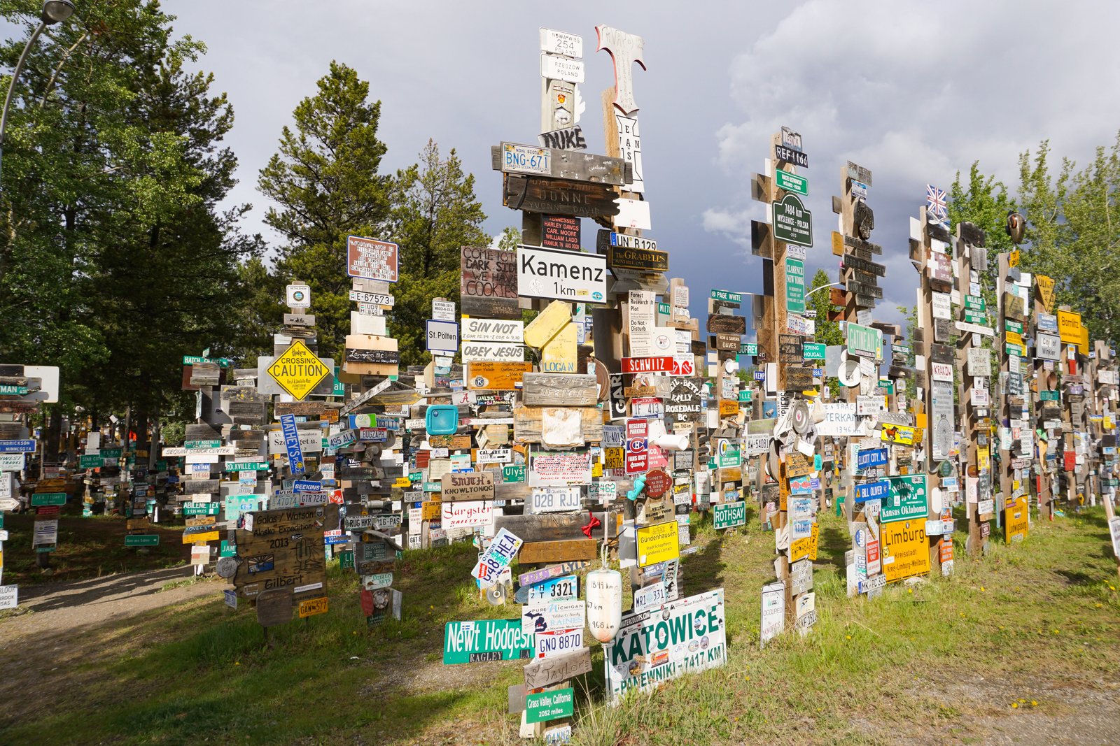 Watson Lake Sign Post Forest