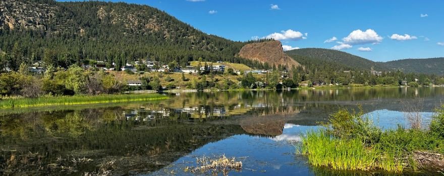 Williams Lake and surrounding Cariboo hills