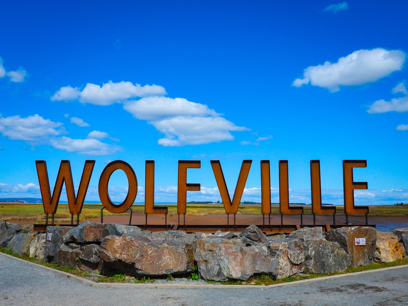 Wolfville Nova Scotia Main Street and Acadia University