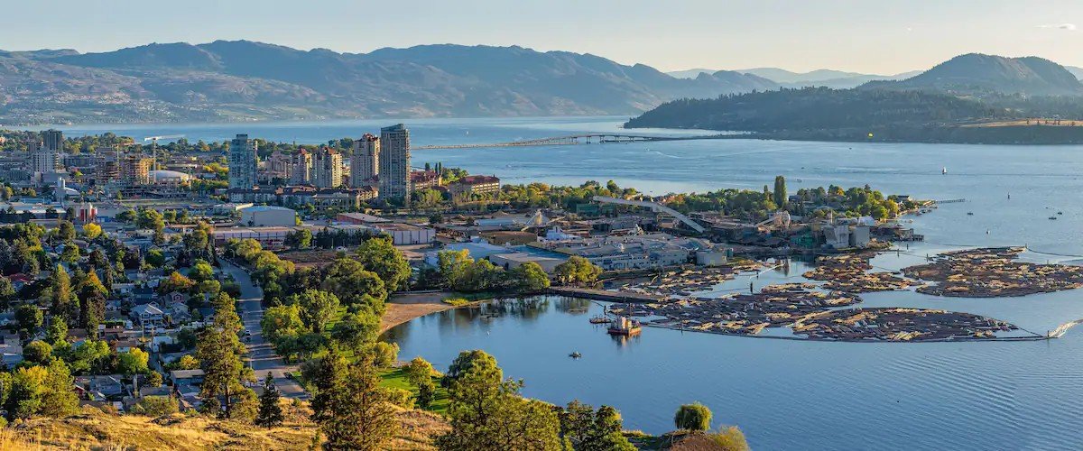 Salmon Arm skyline where Xtreme Security provides security guard services